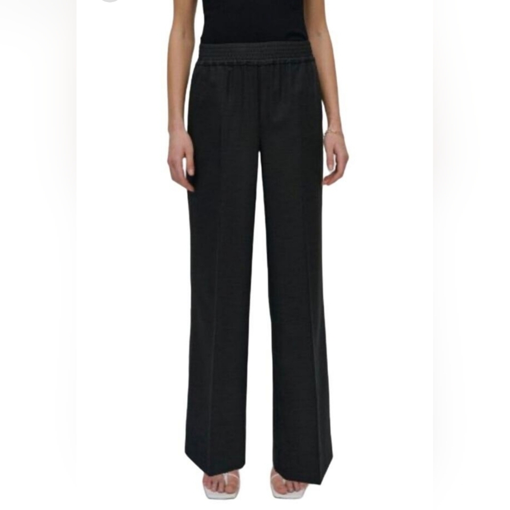 Birgitte Herskind Womens Wool Blend Wide Leg Pants Size 4 NWT